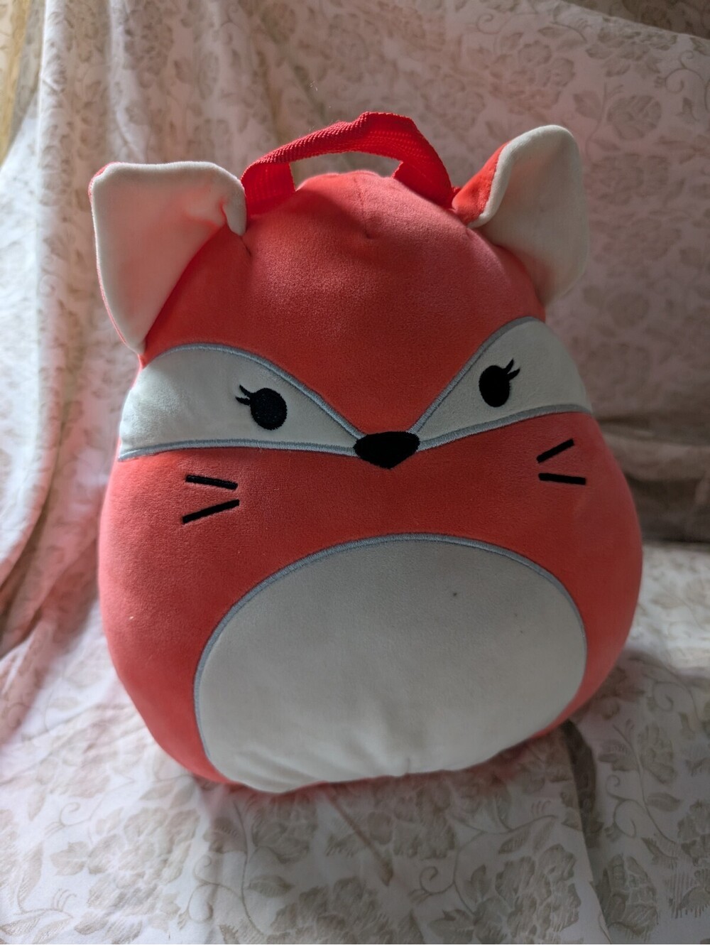 Original Squishmallows Plush Backpack - Fox Design